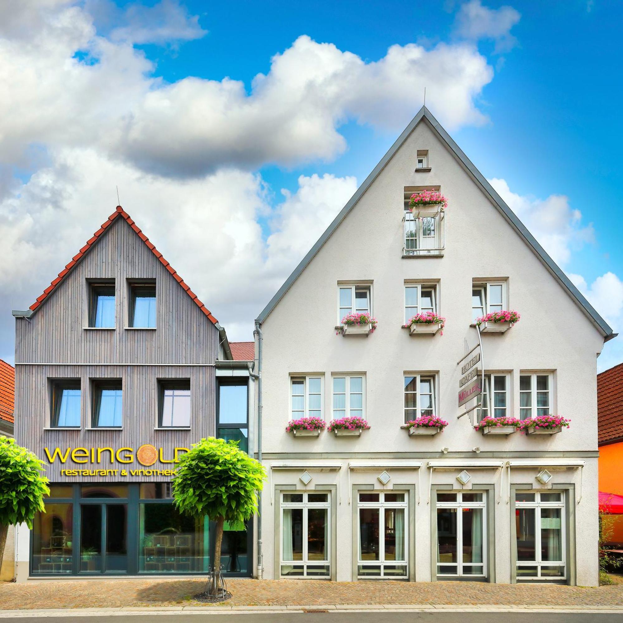 Hotel Müller Café&Wein - Mondholzhotel Veitshöchheim Exterior foto